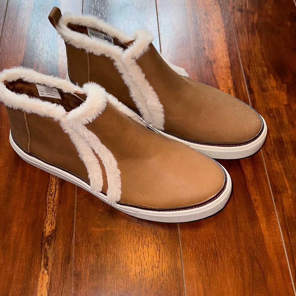 Toms high top sneakers with fur details